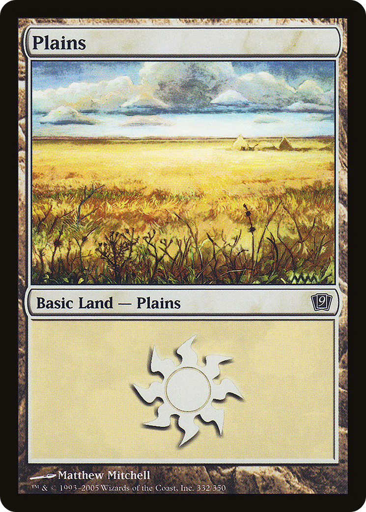 Plains (332) (9ED-332★) (Foil)