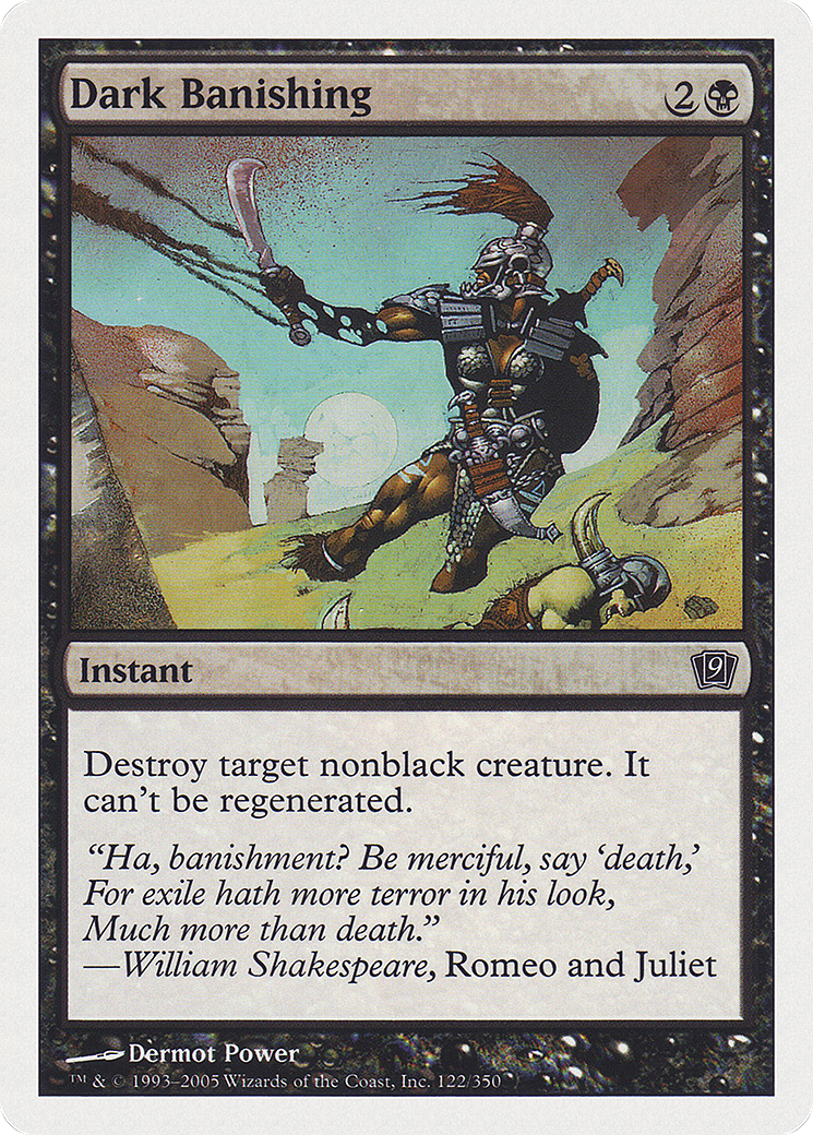 Dark Banishing (9ED-122★) (Foil)