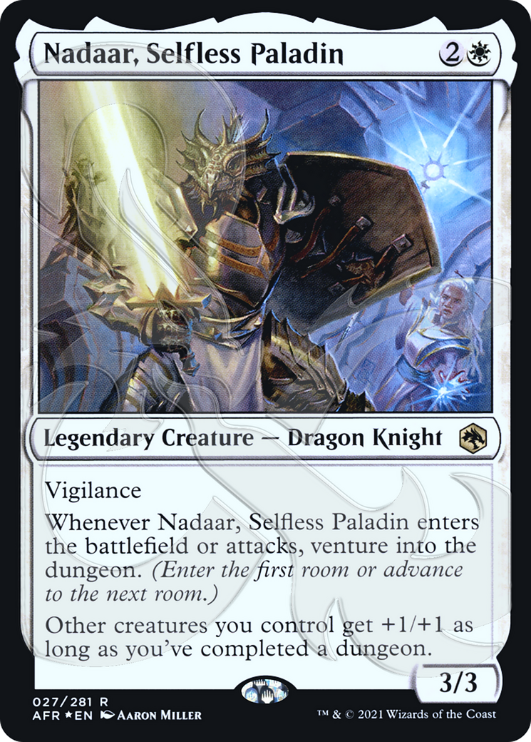 Nadaar, Selfless Paladin (Ampersand Stamped) (AFR&-27A) (Foil)