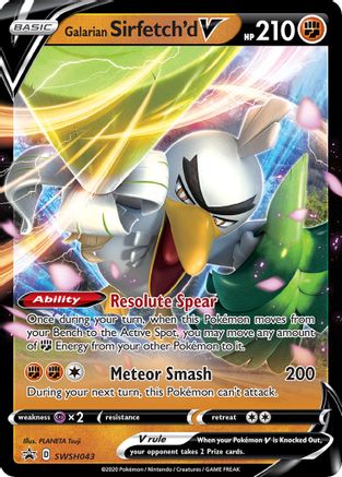 Galarian Sirfetch'd V (SSP-SWSH043) (Holofoil)