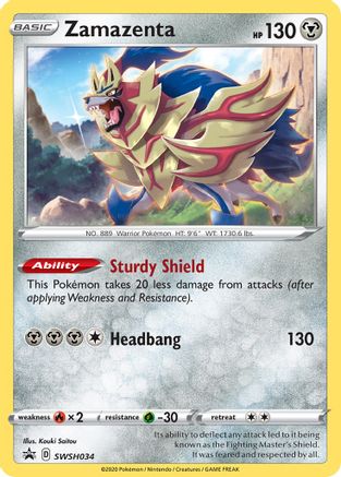 Zamazenta (SSP-SWSH034) (Holofoil)