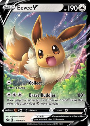 Eevee V (SSP-SWSH065) (Holofoil)