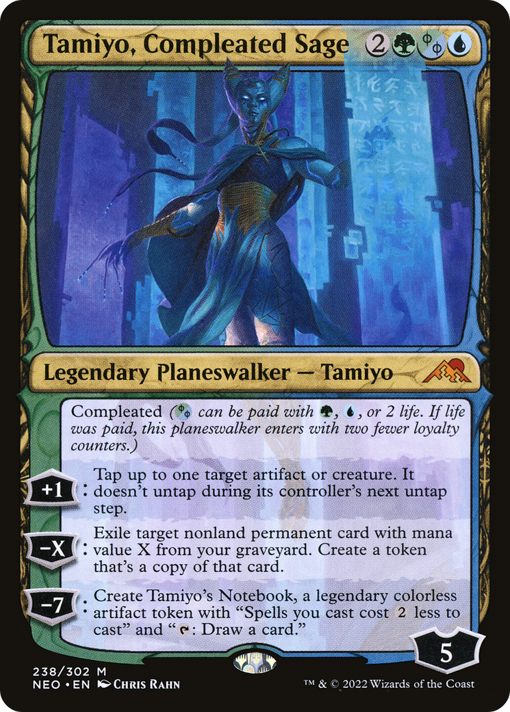 Tamiyo, Compleated Sage (NEO-238) (Foil)