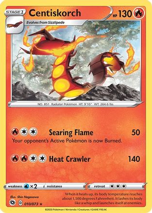 Centiskorch (CPA-010) (Reverse Holofoil)