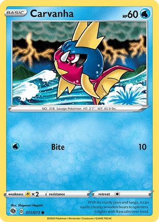 Carvanha (CPA-011) (Reverse Holofoil)