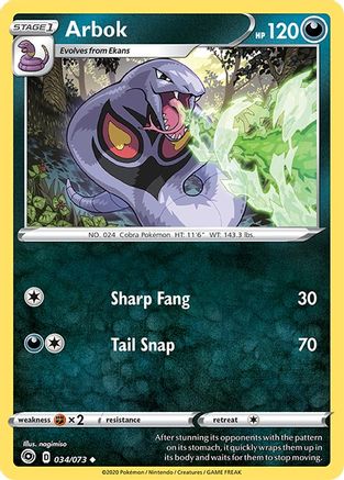 Arbok (CPA-034) (Reverse Holofoil)