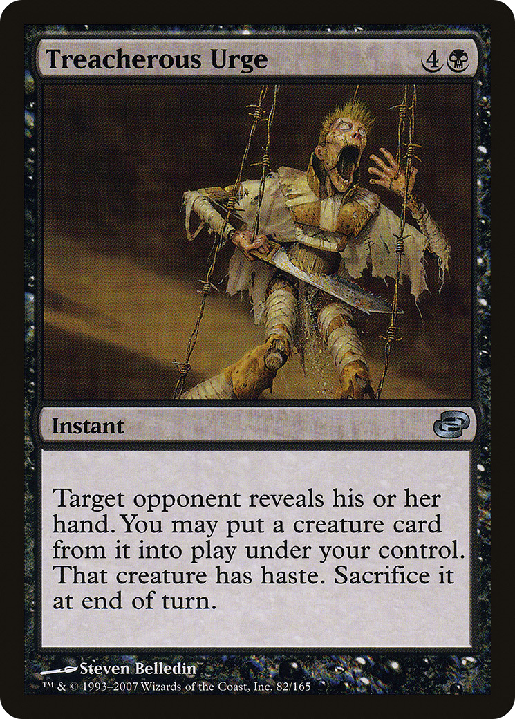 Treacherous Urge (PLC-082) (Foil)