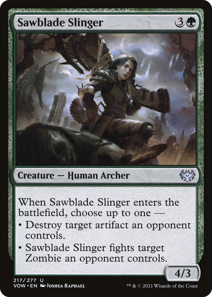 Sawblade Slinger (VOW-217) (Foil)