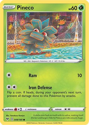 Pineco (VIV-008) (Reverse Holofoil)