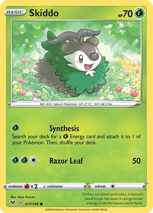 Skiddo (VIV-017) (Reverse Holofoil)