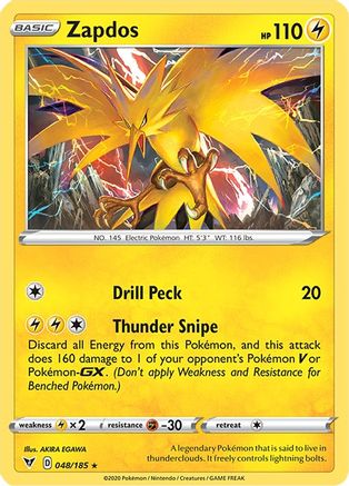 Zapdos (VIV-048) (Reverse Holofoil)