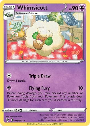 Whimsicott (VIV-076) (Reverse Holofoil)
