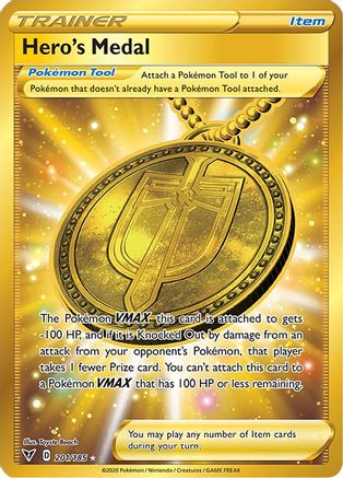 Hero's Medal (Secret) (VIV-201) (Holofoil)