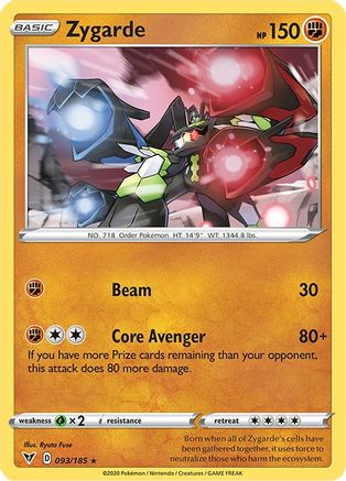 Zygarde (VIV-093) (Reverse Holofoil)