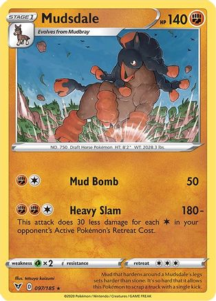 Mudsdale (VIV-097) (Reverse Holofoil)