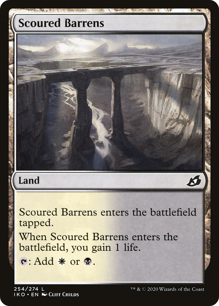 Scoured Barrens (IKO-254) (Foil)