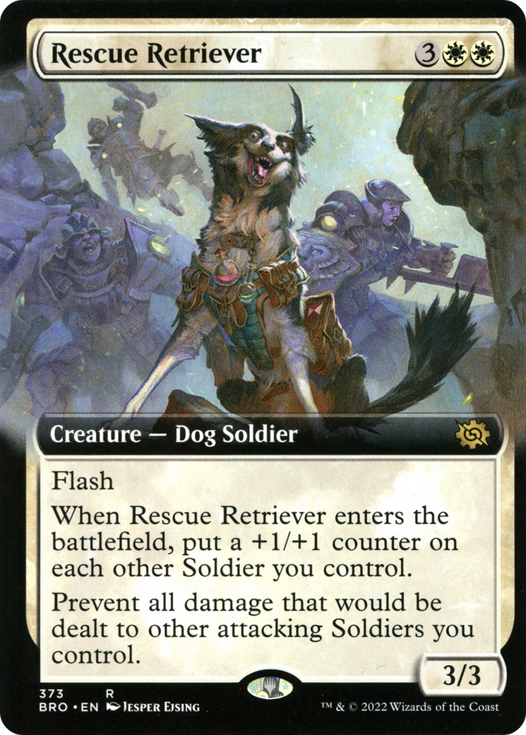 Rescue Retriever (BRO-373) (Extended Art) (Foil)