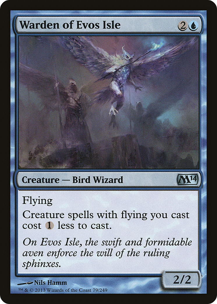 Warden of Evos Isle (M14-079) (Foil)