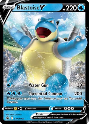 Blastoise V (SSP-SWSH101) (Holofoil)