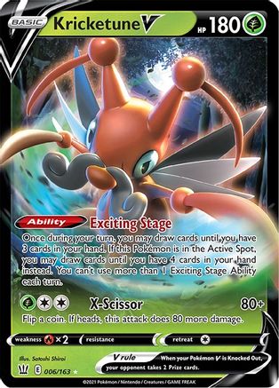 Kricketune V (BST-006) (Holofoil)