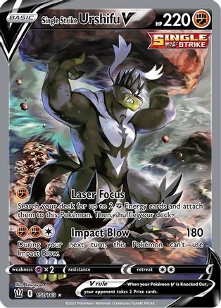 Single Strike Urshifu V (Alternate Full Art) (BST-151) (Holofoil)