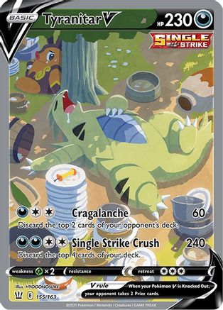 Tyranitar V (Alternate Full Art) (BST-155) (Holofoil)