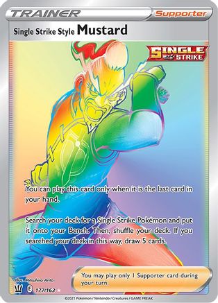 Single Strike Style Mustard (Secret) (BST-) (Holofoil)