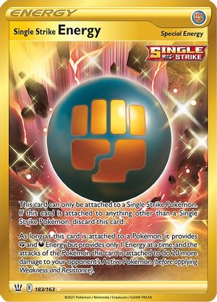 Single Strike Energy (Secret) (BST-183) (Holofoil)