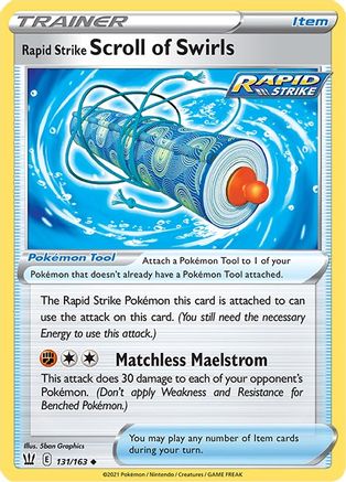 Rapid Strike Scroll of Swirls (BST-131)