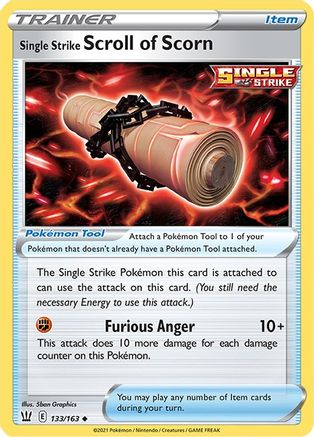 Single Strike Scroll of Scorn (BST-133)