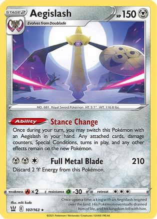 Aegislash (107) (BST-107) (Reverse Holofoil)
