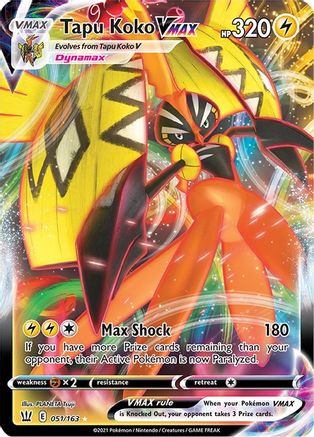 Tapu Koko VMAX (BST-051) (Holofoil)