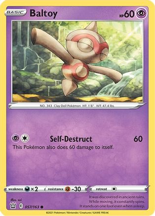 Baltoy (BST-057) (Reverse Holofoil)