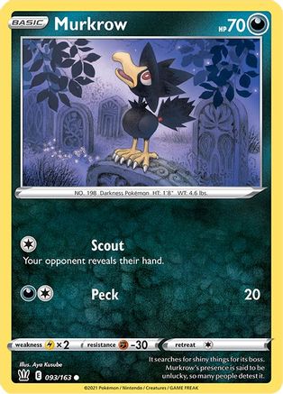 Murkrow (BST-093) (Reverse Holofoil)