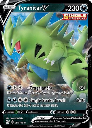 Tyranitar V (BST-097) (Holofoil)