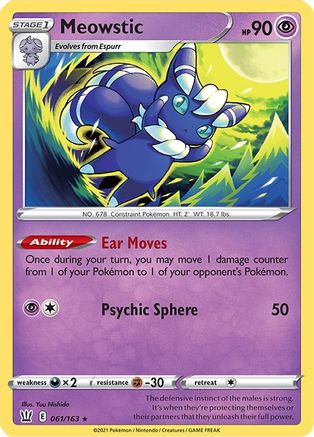 Meowstic (BST-061) (Reverse Holofoil)