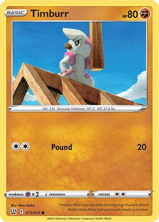 Timburr (BST-073) (Reverse Holofoil)