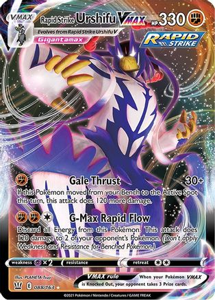 Rapid Strike Urshifu VMAX (BST-088) (Holofoil)