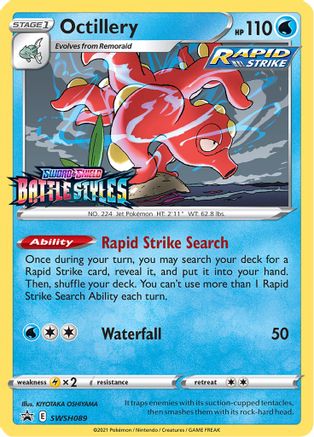 Octillery (SSP-SWSH089) (Holofoil)