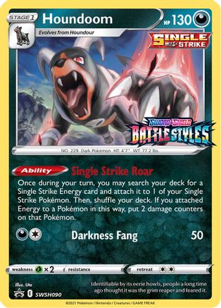 Houndoom (SSP-SWSH090) (Holofoil)