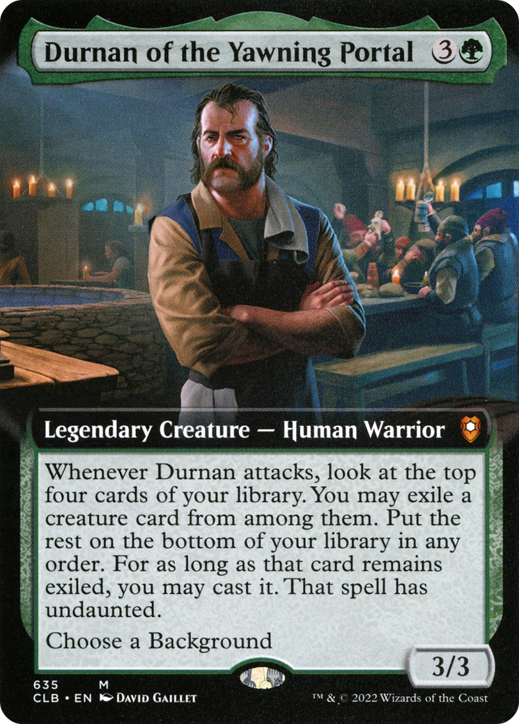 Durnan of the Yawning Portal (CLB-635) (Extended Art)