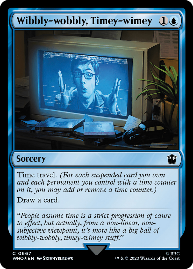 Wibbly-wobbly, Timey-wimey (WHO-667) (Surge Foil)