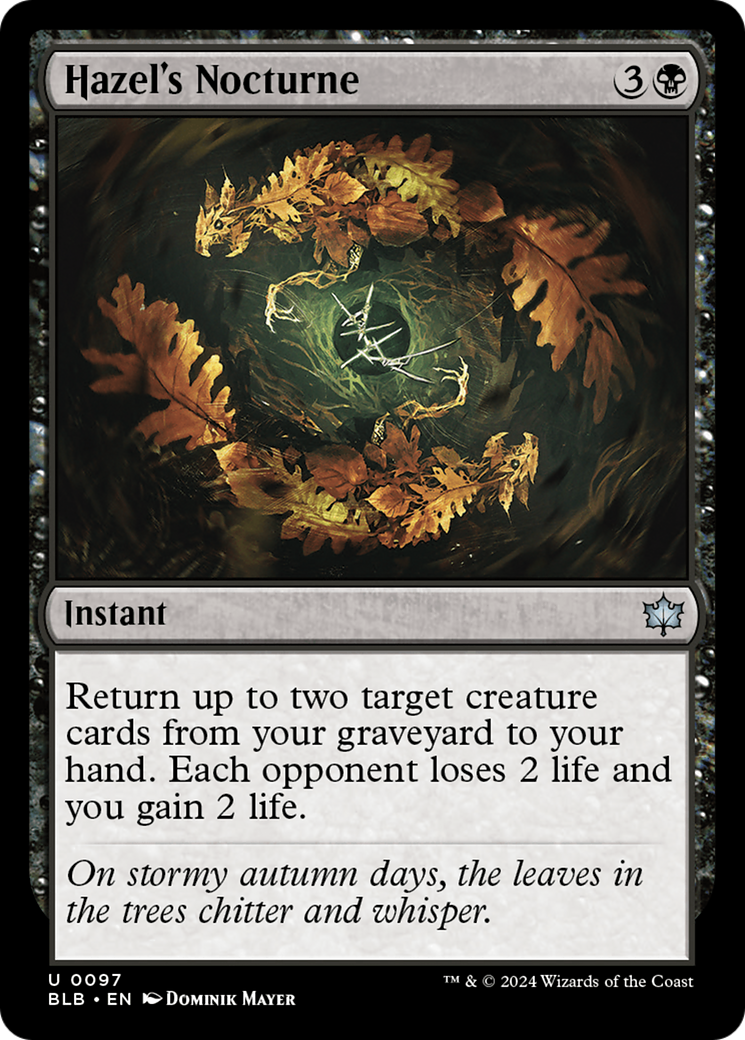 Hazel's Nocturne (BLB-097) (Foil)