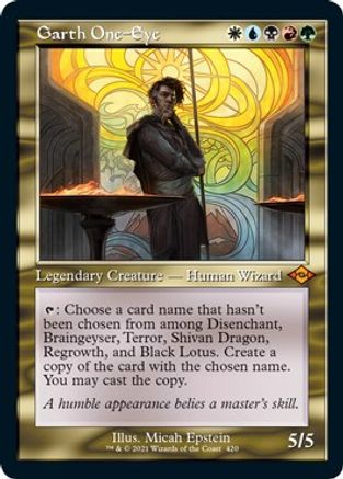 Garth One-Eye (Retro Frame) (MH2-420) (Etched Foil)