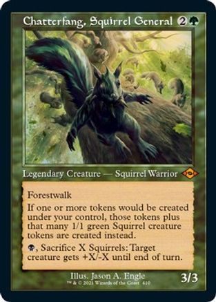 Chatterfang, Squirrel General (Retro Frame) (MH2-410) (Etched Foil)