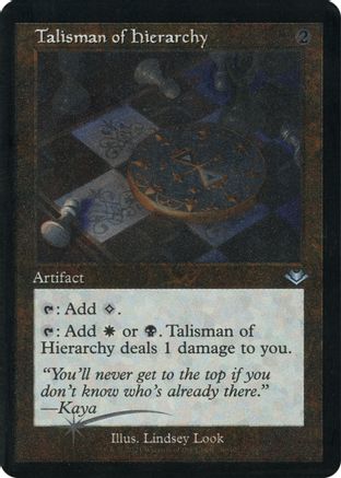 Talisman of Hierarchy (Retro Frame) (H1R-036) (Etched Foil)