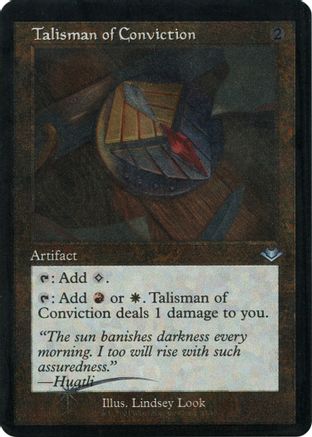 Talisman of Conviction (Retro Frame) (H1R-033) (Etched Foil)