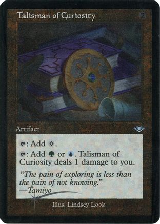 Talisman of Curiosity (Retro Frame) (H1R-035) (Etched Foil)