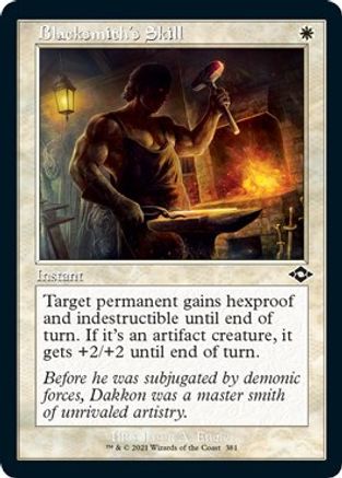 Blacksmith's Skill (Retro Frame) (MH2-381) (Etched Foil)