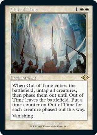 Out of Time (Retro Frame) (MH2-383) (Etched Foil)